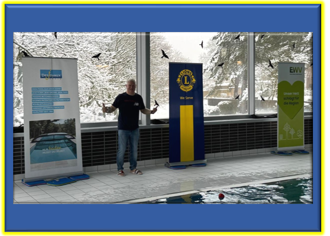 Unser Präsident - Elmar Kugel - im Einsatz